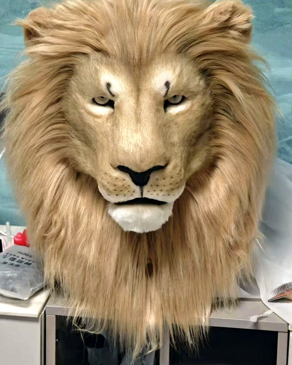 Realistic Lion Fursuit Head - Moving Jaw product photo 3
