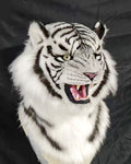 Realistic Roaring White Tiger Fursuit Head - Animal Mask product photo 1