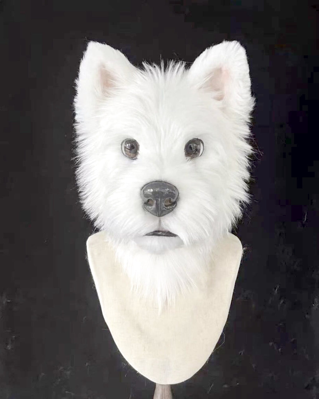 Realistic Westie Dog Fursuit Head - Moving Jaw product photo 2