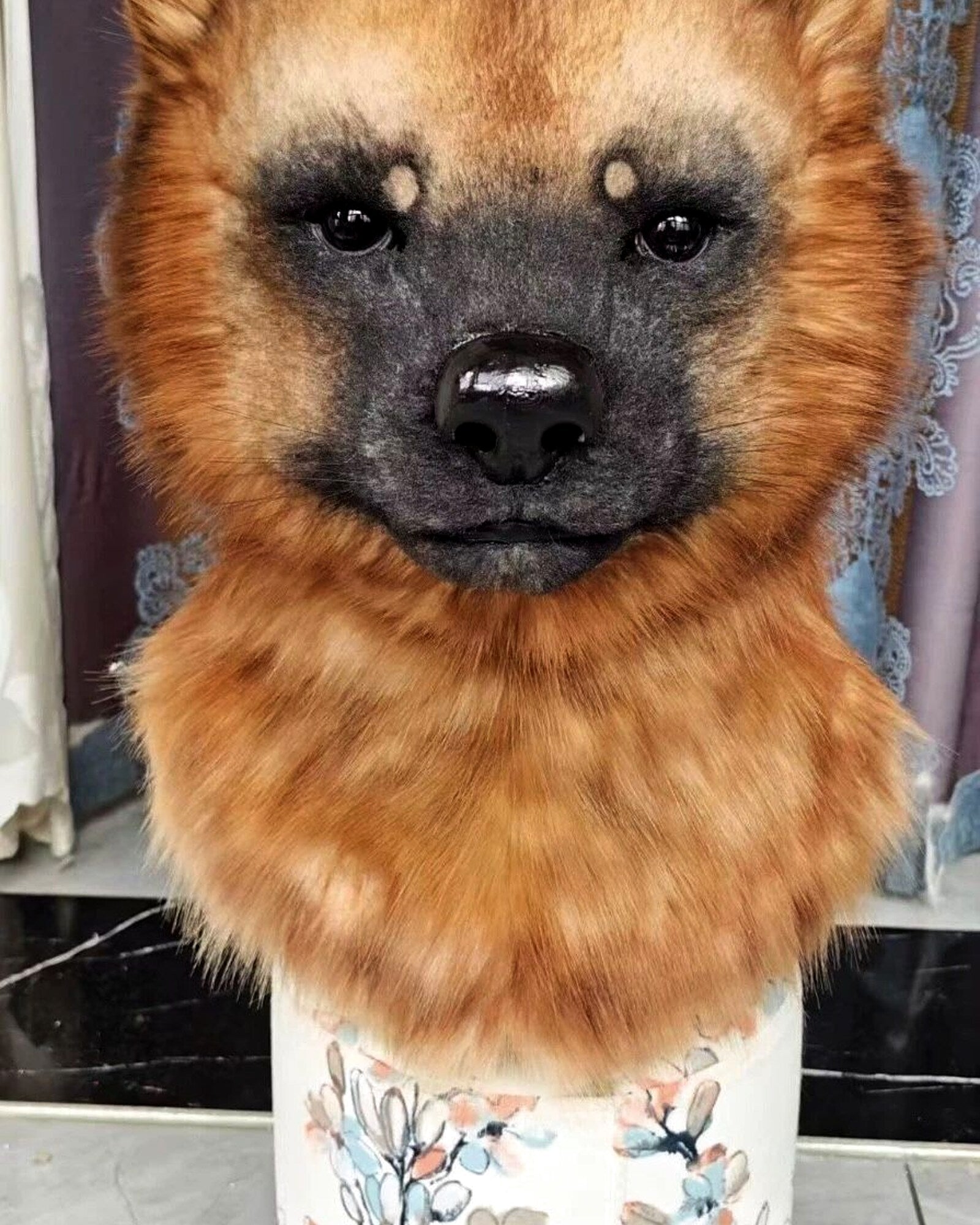Realistic Wolverine Fursuit Head - Handmade Animal Mask product photo 1