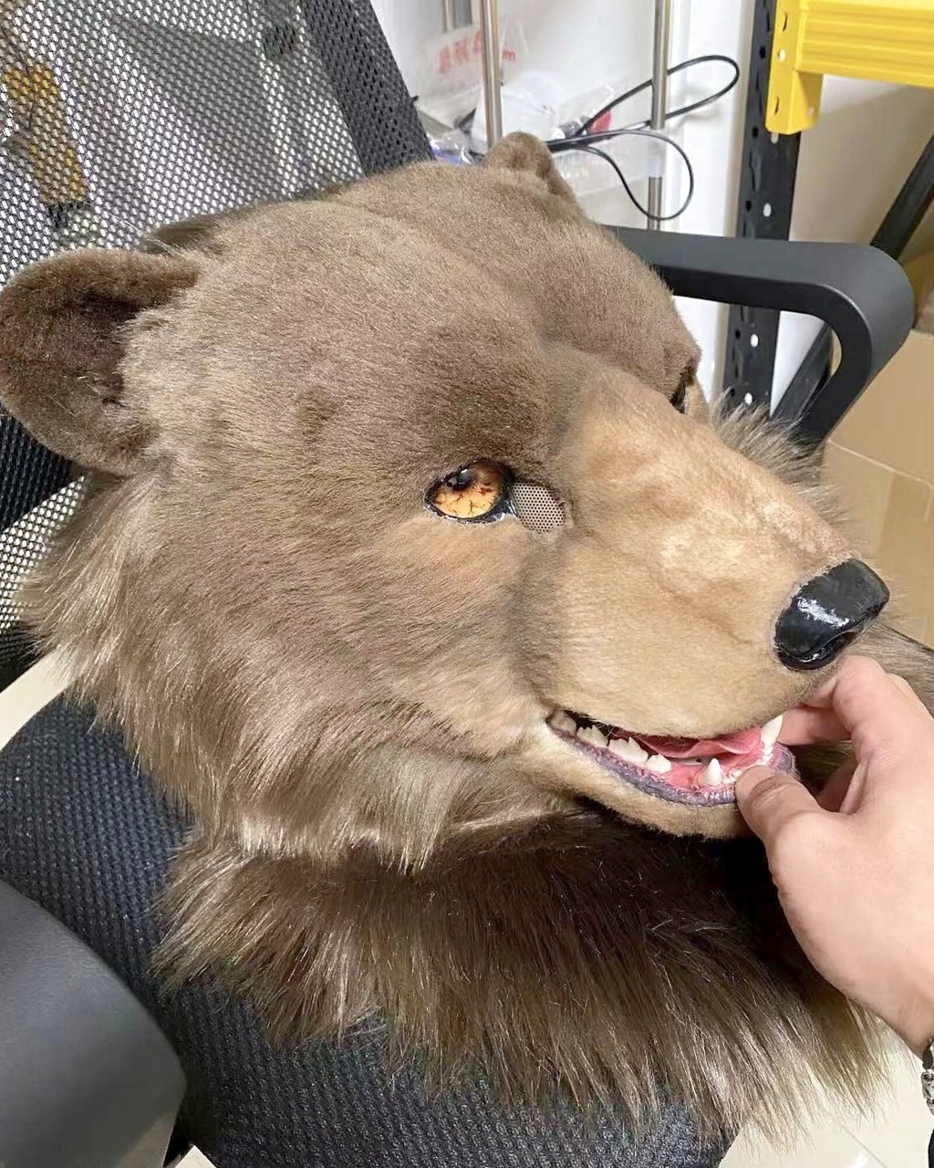 Realistic Bear Fursuit Head - Moving Jaw product photo 3
