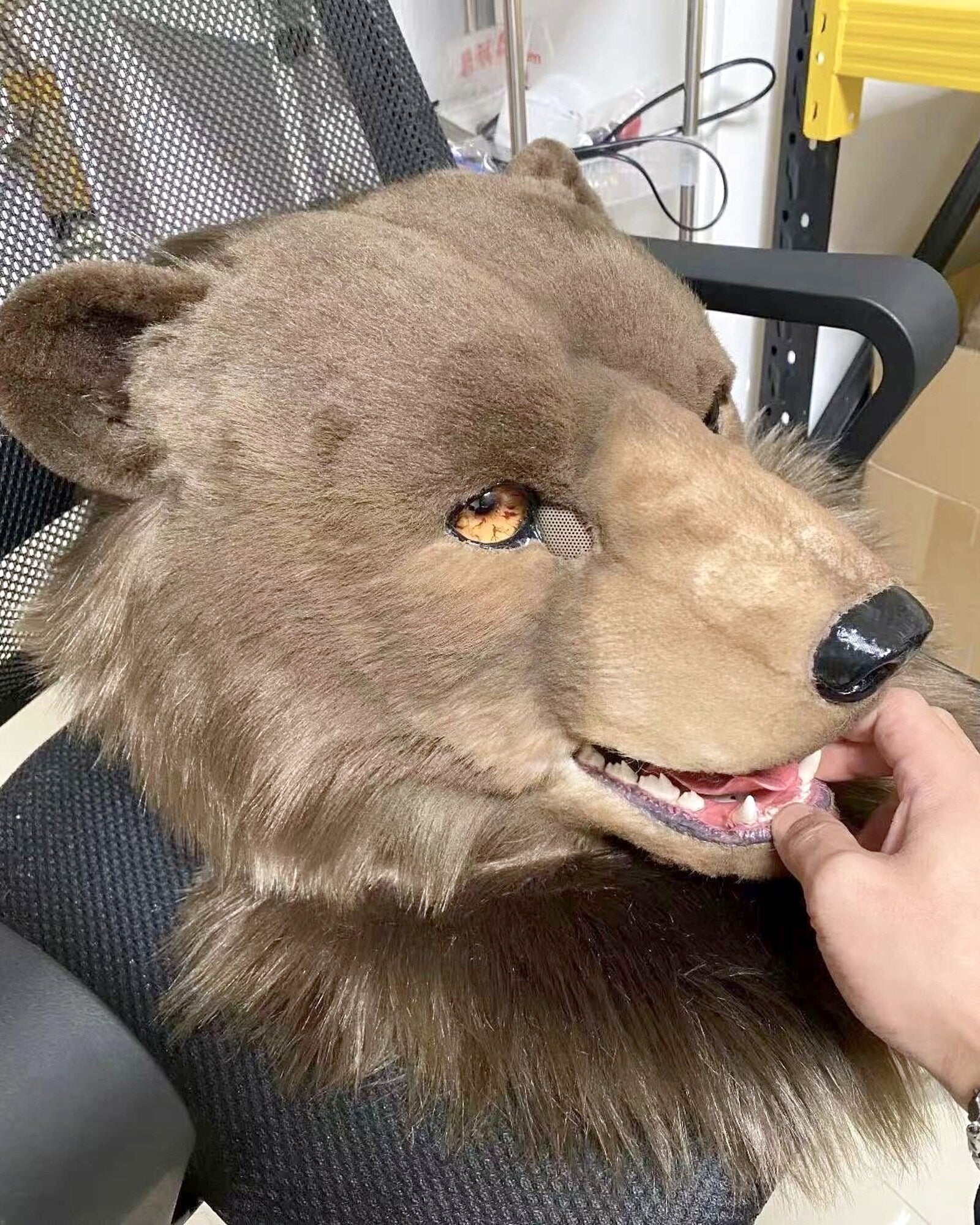 Realistic Bear Fursuit Head - Moving Jaw product photo 3