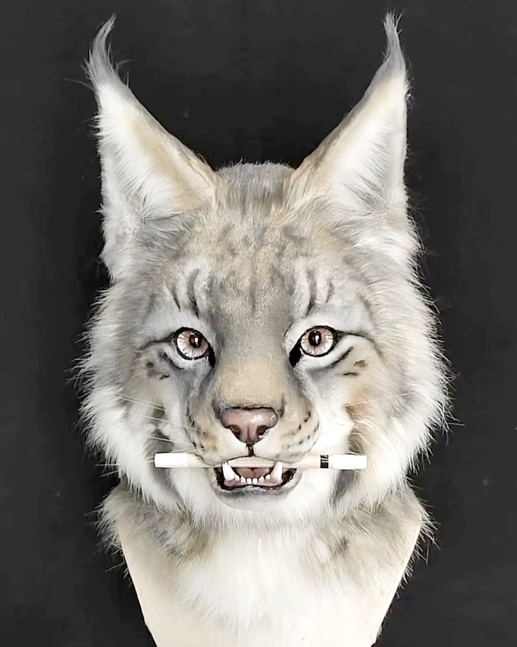 Realistic Lynx Fursuit Head - Moving Jaw product photo 3