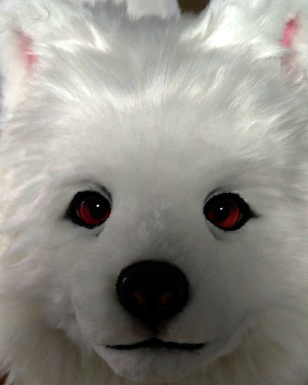 Realistic Samoyed Dog Fursuit Head - Moving Jaw product photo 3