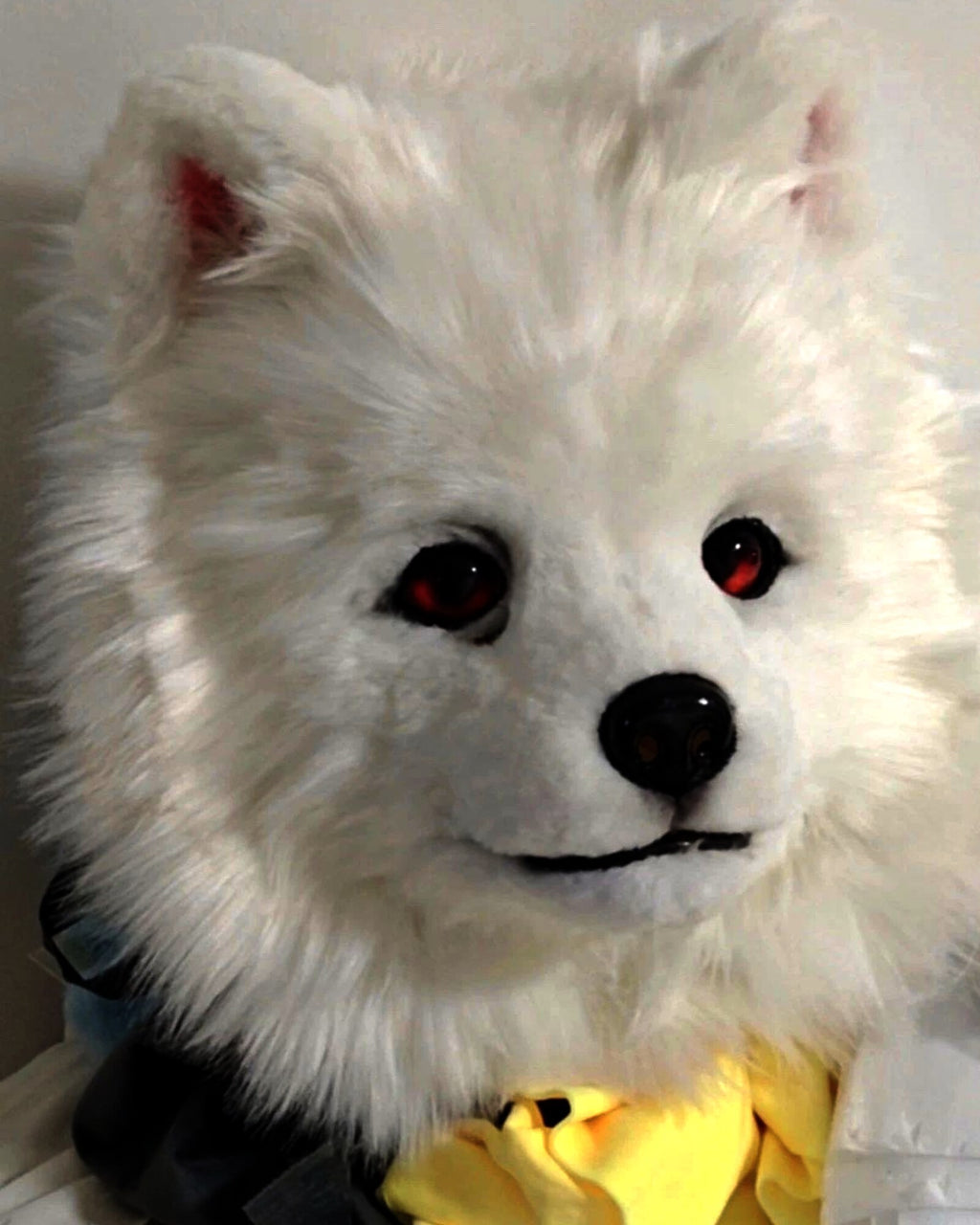 Realistic Samoyed Dog Fursuit Head - Moving Jaw product photo 4