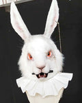 Realistic White Rabbit Fursuit Head - Moving Jaw product photo 1