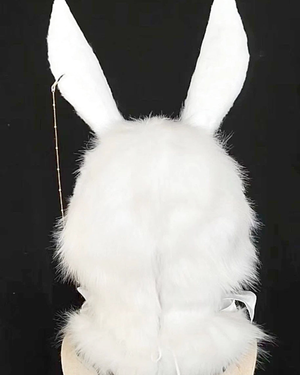 Realistic White Rabbit Fursuit Head - Moving Jaw product photo 5