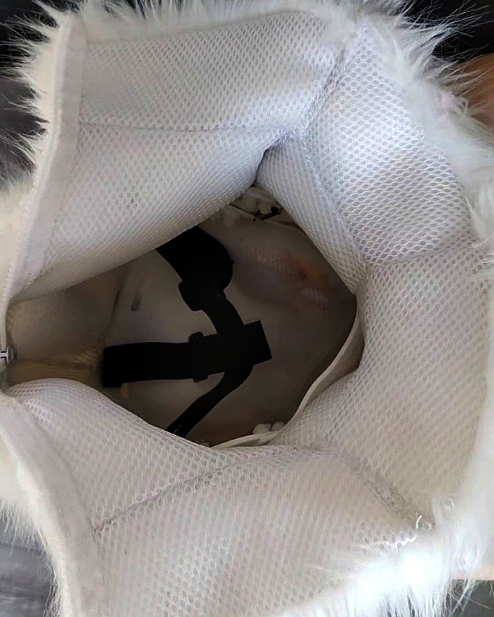 Realistic White Rabbit Fursuit Head - Moving Jaw product photo 6