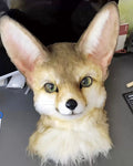 Realistic Fennec Fox Fursuit Head - Moving Jaw product photo 1