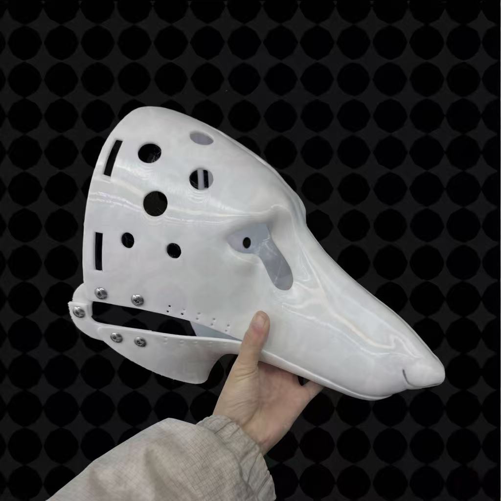 Realistic Borzoi Fursuit Head Base – Resin Moving Jaw Canine Base