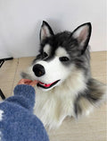 Realistic Alaskan Malamute Fursuit Head - Moving Jaw